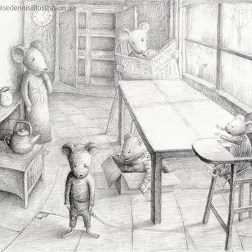 Louise-Dennis_Picture-Book-Mouse-family